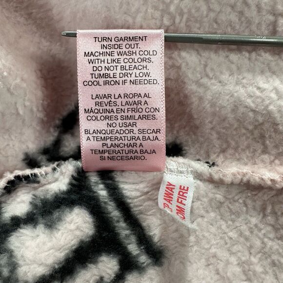 Juicy Couture Trendy Plush Soft Robe Sleepwear Pink Crown Logo Size S/M Lounge - Picture 6 of 9